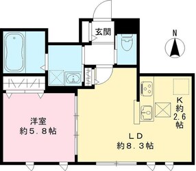 クロシェット井の頭の物件間取画像